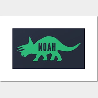 Noah Dinosaur - Triceratops Posters and Art